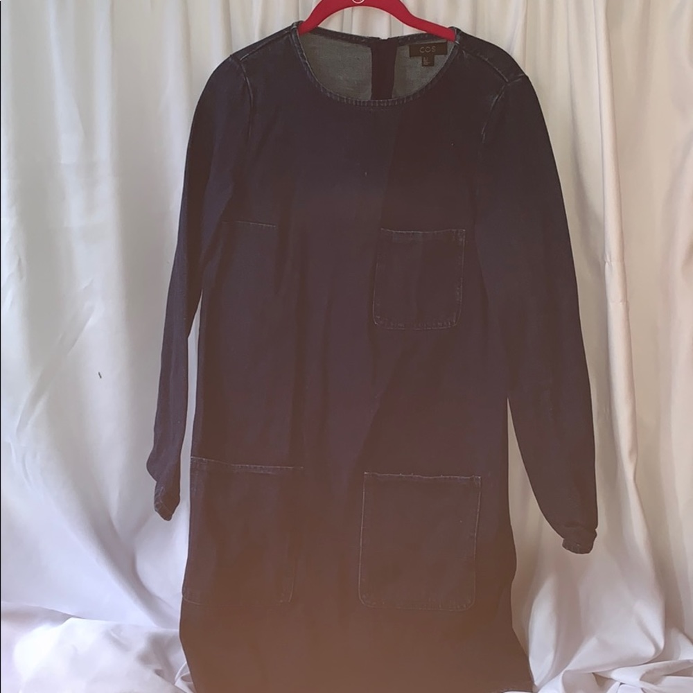 Knee length Cos denim dress
